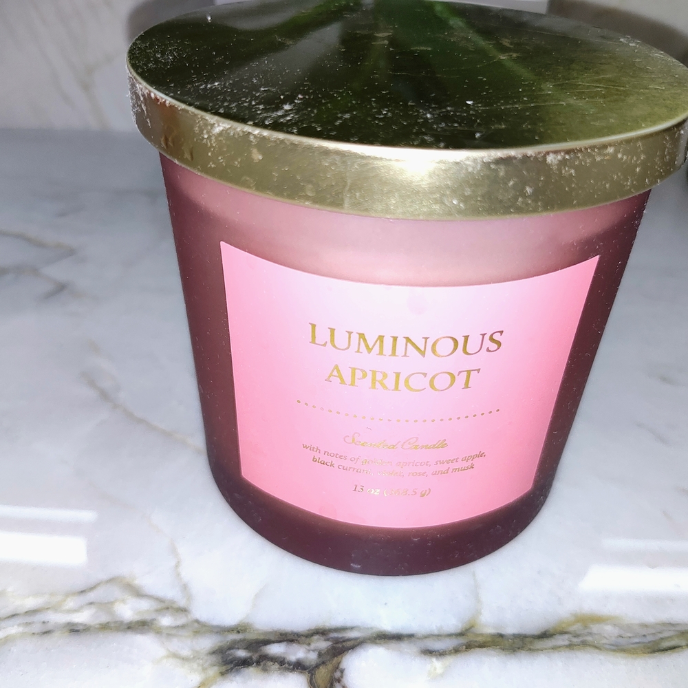 Scented Candle - Pink and Gold